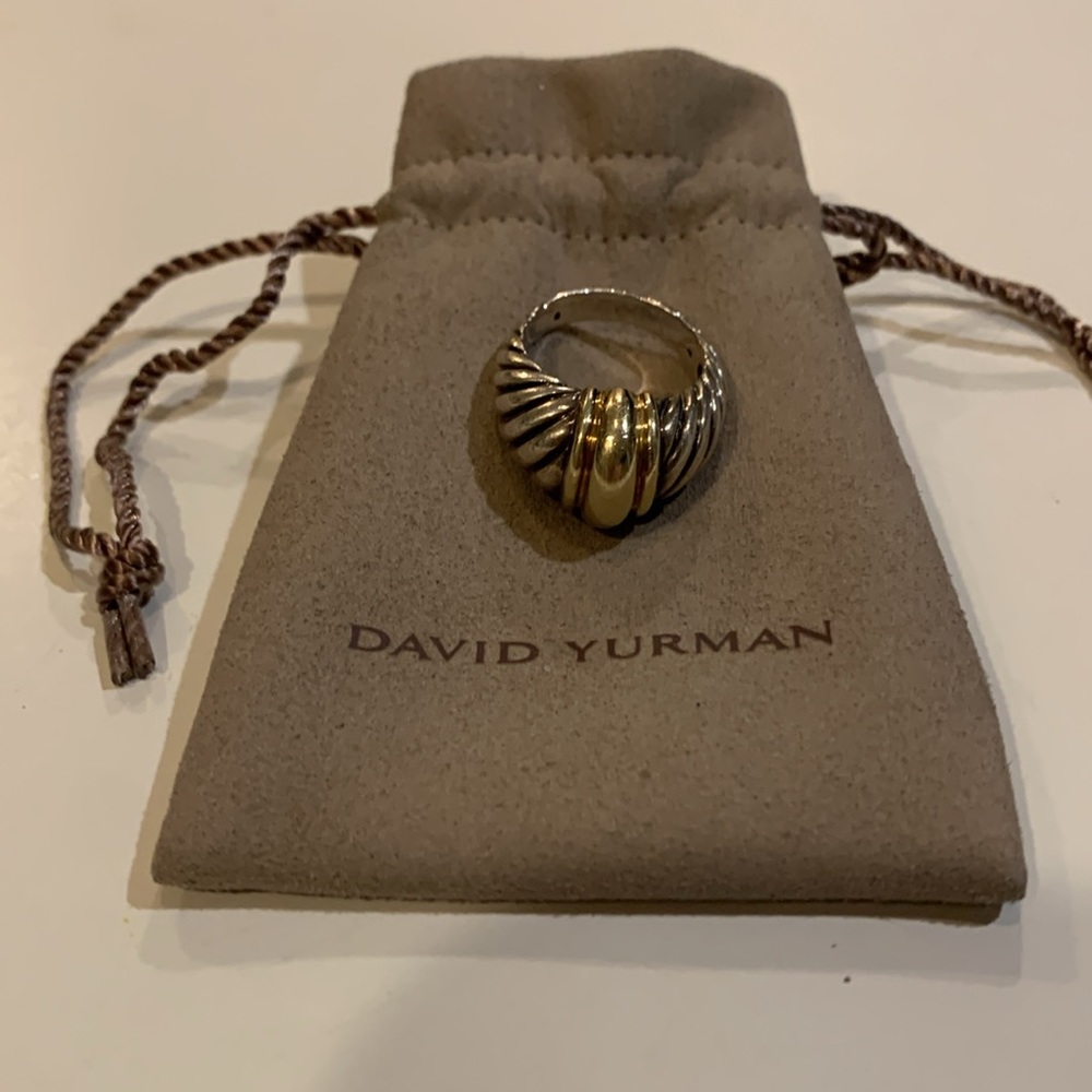 David Yurman gold / silver Ring Great Valentines Gift!! - Picture 9 of 12